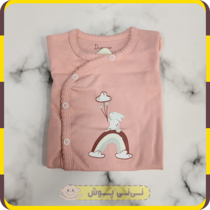 ست 5 تیکه نوزادی دخترانه طرح خرگوش برند danaloo