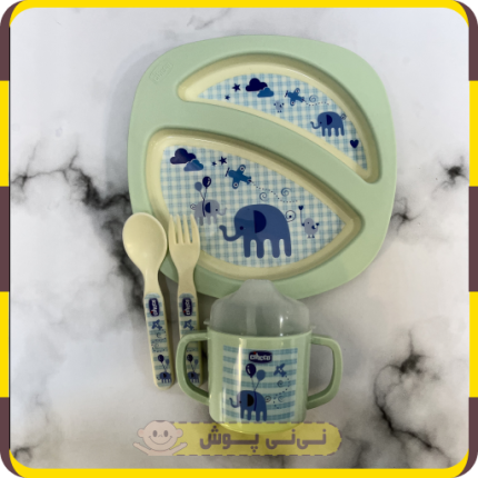 ظرف غذا نوزاد سه تیکه برند چیکو