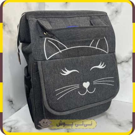 کیف کوله ای لوازم کودک طرح گربه برند چیکو