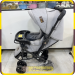 سرویس کالسکه نوزاد طوسی برند babylove