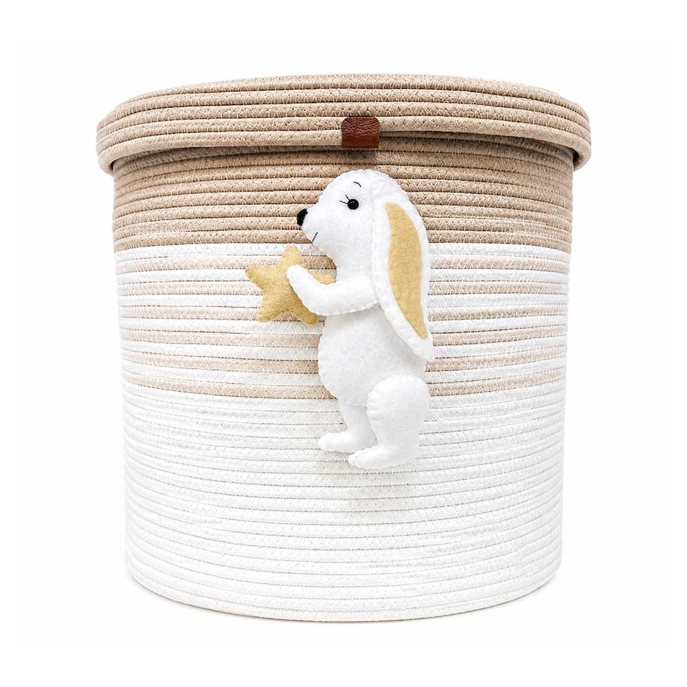 5-piece baby room organizer basket سبد نظم دهنده 5 تیکه اتاق کودک طرح خرگوش