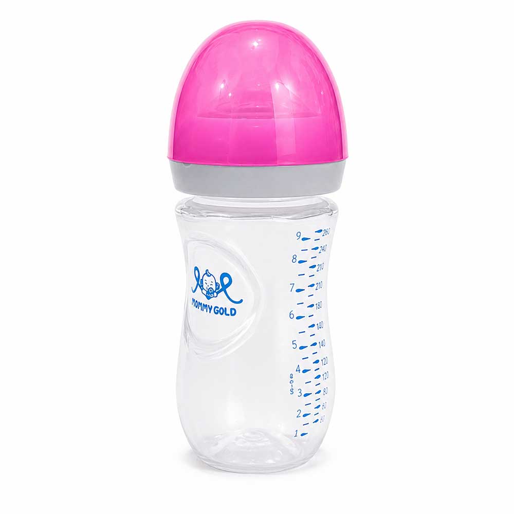 شیشه شیر 260 میلی برند Mommy Gold مثبت 18 ماه