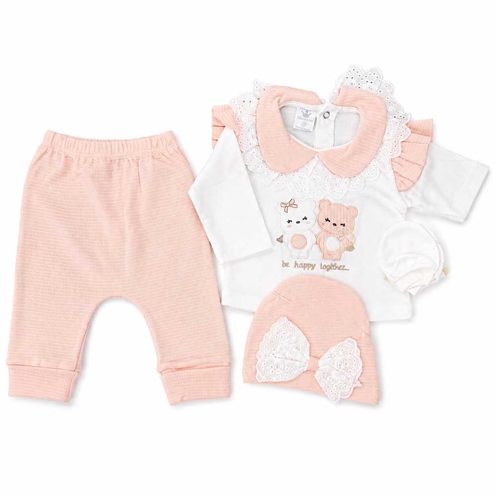 Three-piece newborn set for mothers, sizes 0 and 1 ست سه تیکه نوزادی مادرو سایز صفر و ۱
