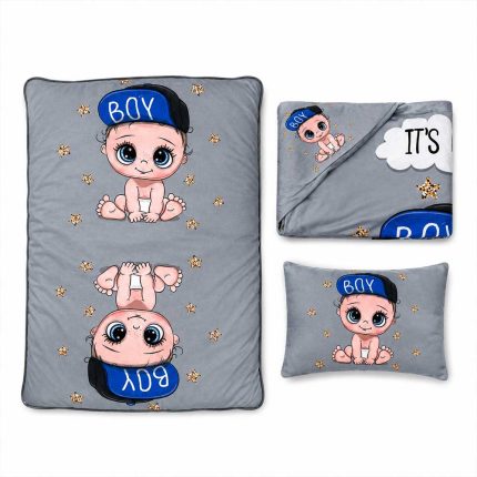 سرویس خواب مسافرتی 3 تکه نوزاد طرح Boy